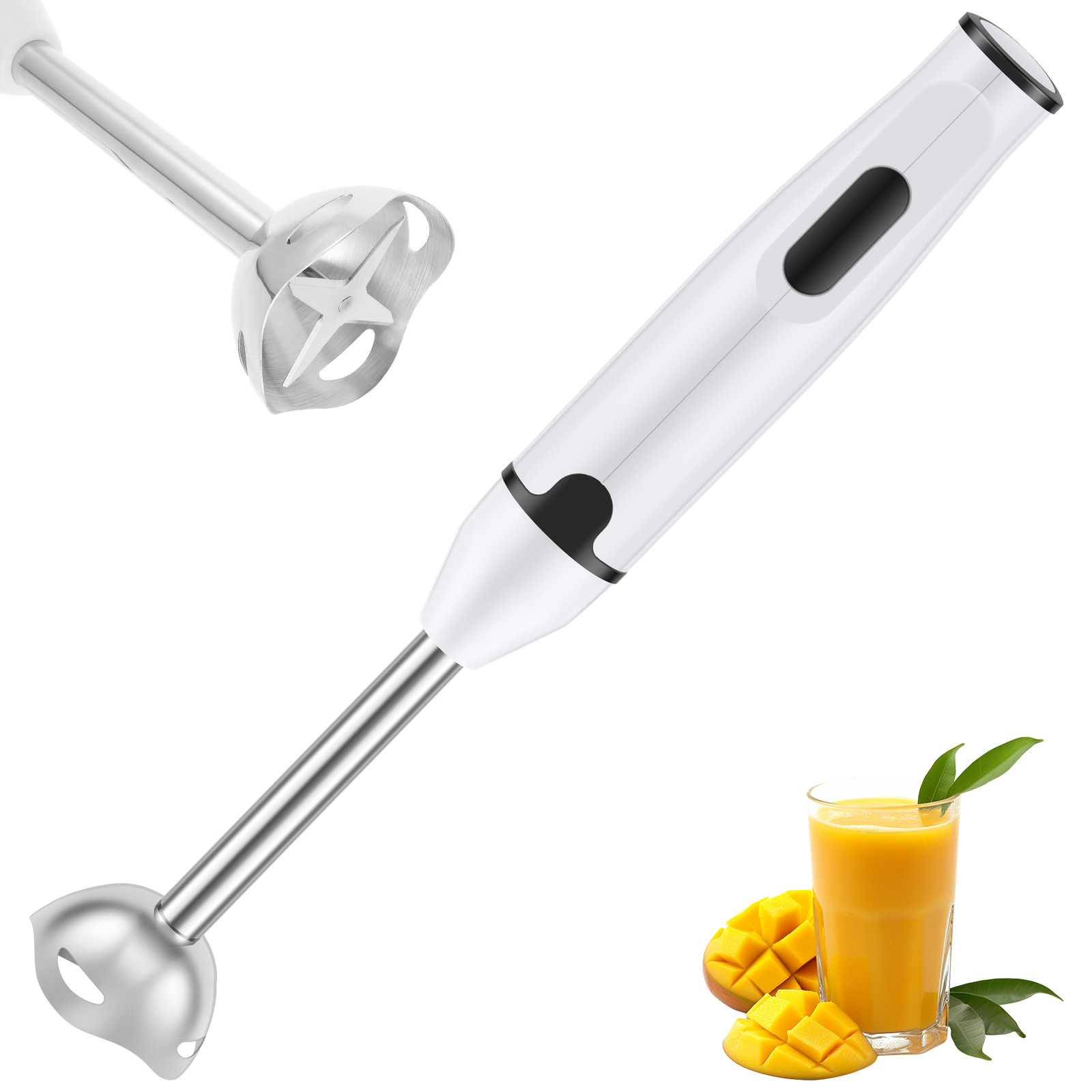 Kitchen Gadgets Electric - Immersion Blender Stainless Steel Household Handheld