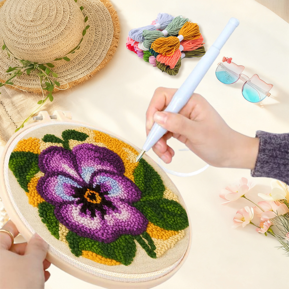 Kitchen Gadgets Crossword - Punch Needle Embroidery Kits For Adults