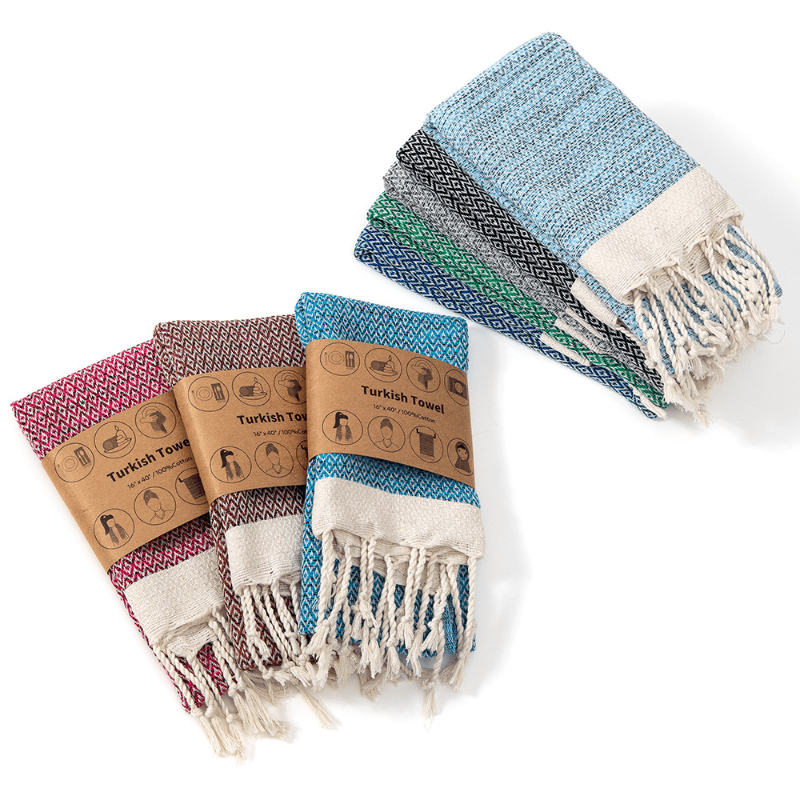 Kitchen Gadgets Website - Turkish Cotton Kitchen Towel Nordic Tassel