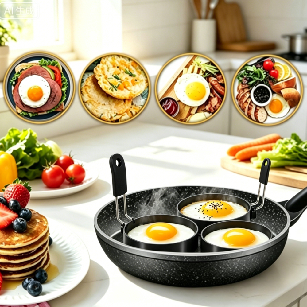 Anti-scaldNonstick Egg Fried R - Breakfast Sandwich Maker avis et prix