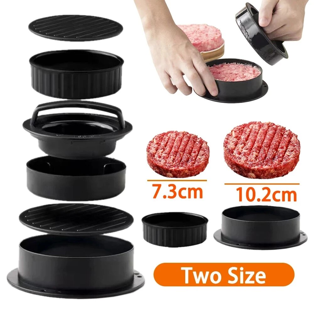 Round Hamburger Burger Press B - Kitchen Helper Gadgets avis et prix