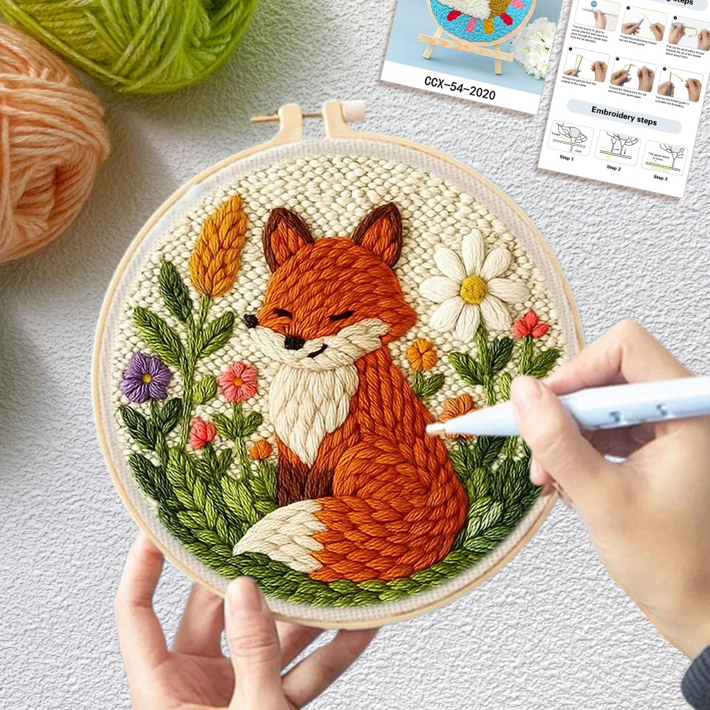 20x20cm Punch Needle Embroider - Kitchen Gadgets Crossword avis et prix