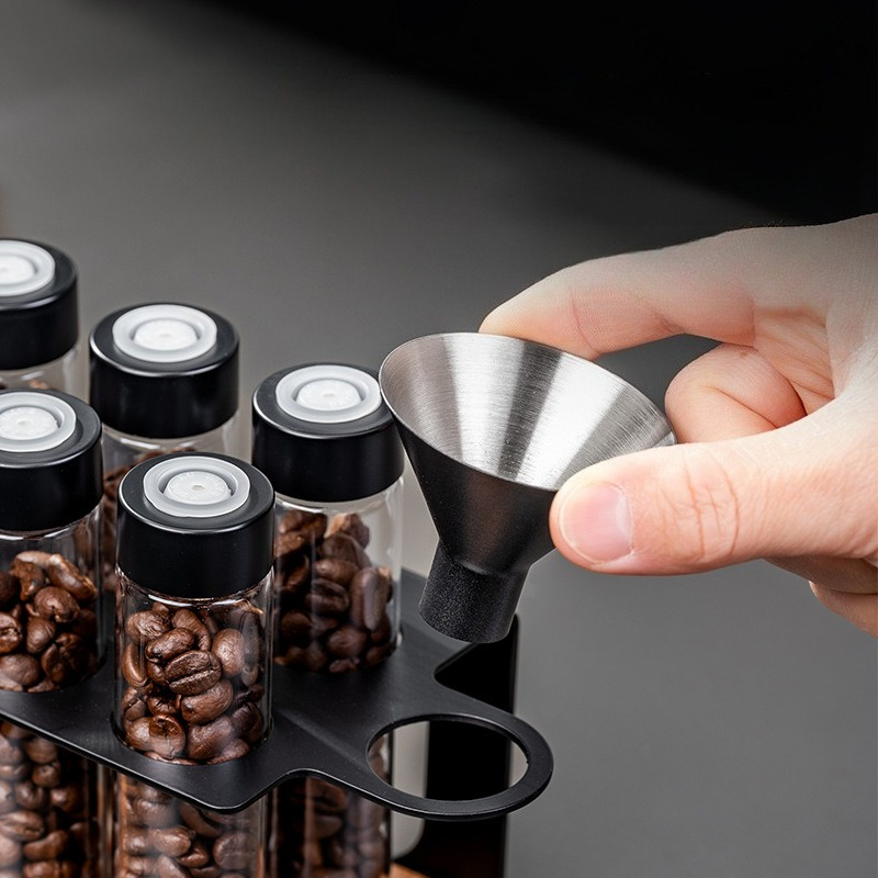 JUSTINLAU Glass Coffee Bean St - Kitchen Gadgets Organizer avis et prix