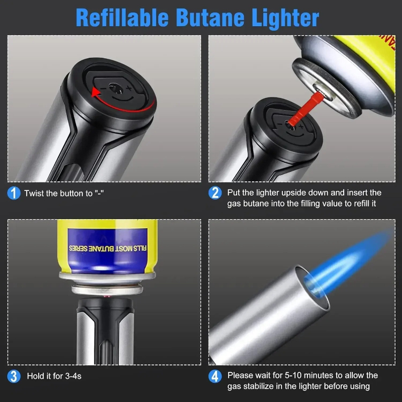 Metal Pen-Style Torch Lighter  - Kitchen Gadgets Essential avis et prix