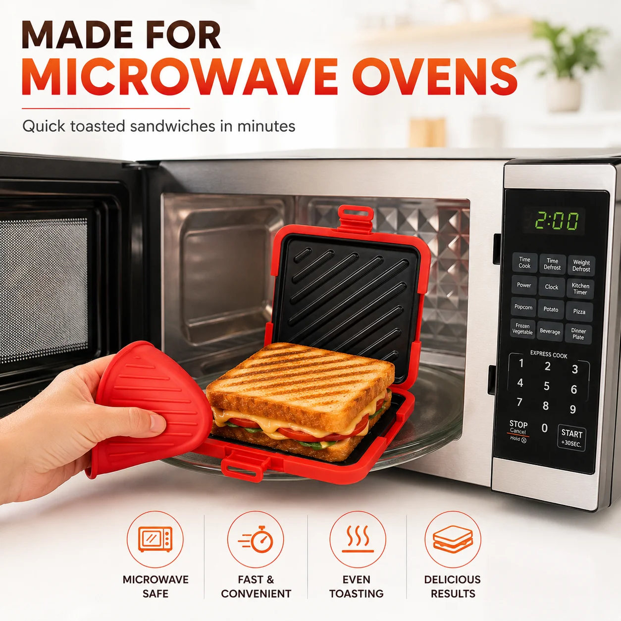 Microwave Sandwich Maker Non S - Breakfast Sandwich Maker avis et prix