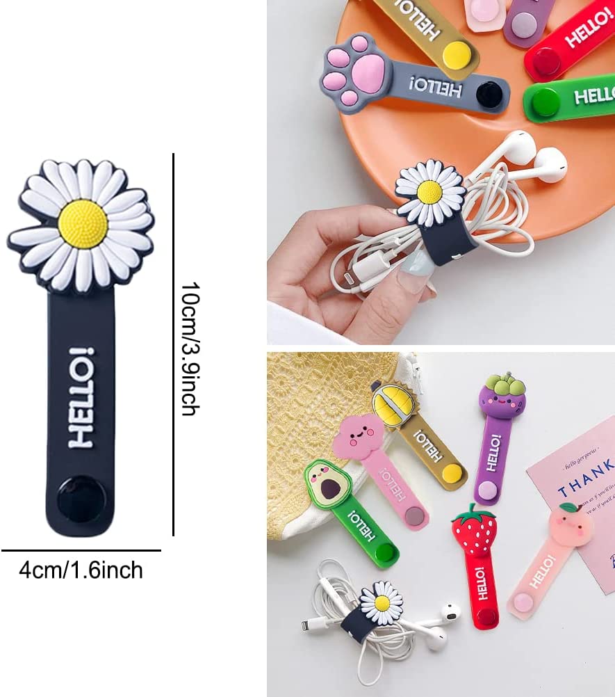 6Pcs  Cable Clips Cable Earbud - Kitchen Gadgets Holder avis et prix