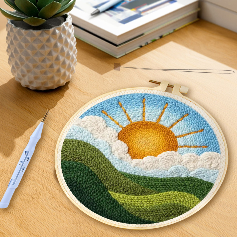 20x20cm Punch Needle Embroider - Kitchen Gadgets Crossword avis et prix
