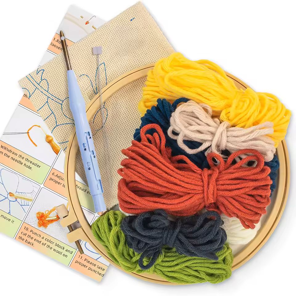 20x20cm Punch Needle Embroider - Kitchen Gadgets Crossword avis et prix