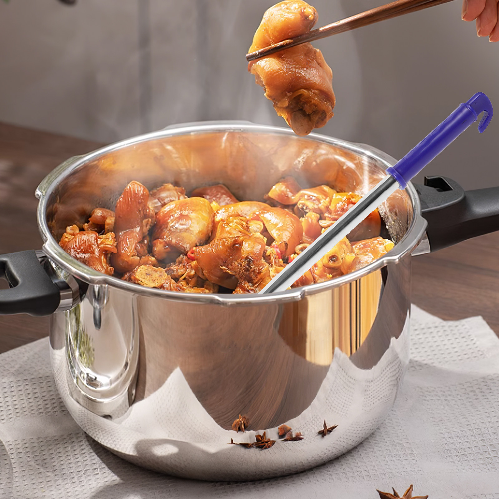 Long Handle Stainless Steel Wa - Kitchen Gadgets Essential avis et prix