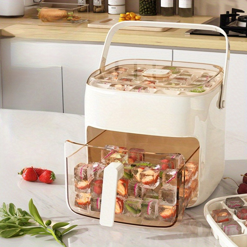 48-Cube Ice Maker with Easy-Pr - Kitchen Gadgets Essential avis et prix