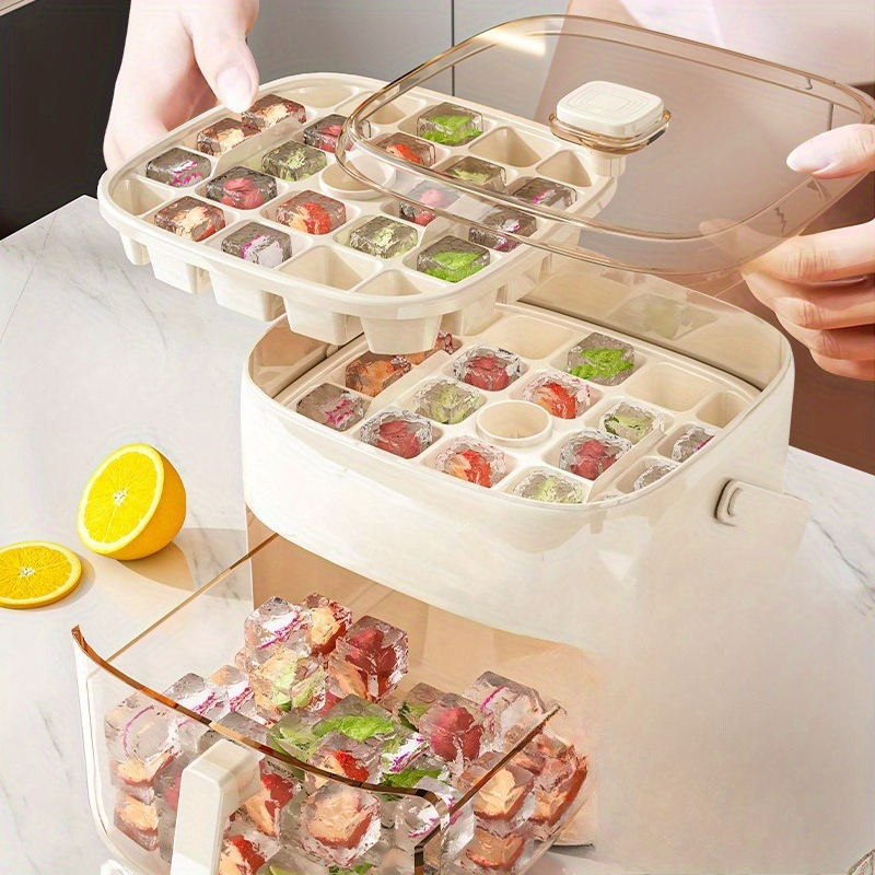 48-Cube Ice Maker with Easy-Pr - Kitchen Gadgets Essential avis et prix