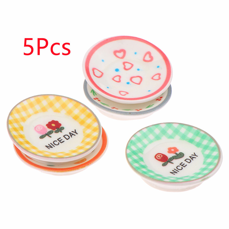 5Pcs 1/12 Dollhouse Mini Plate - Kitchen Gadgets Website avis et prix