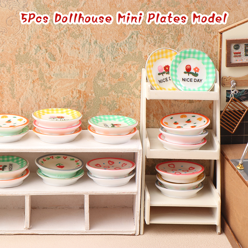 5Pcs 1/12 Dollhouse Mini Plate - Kitchen Gadgets Website avis et prix