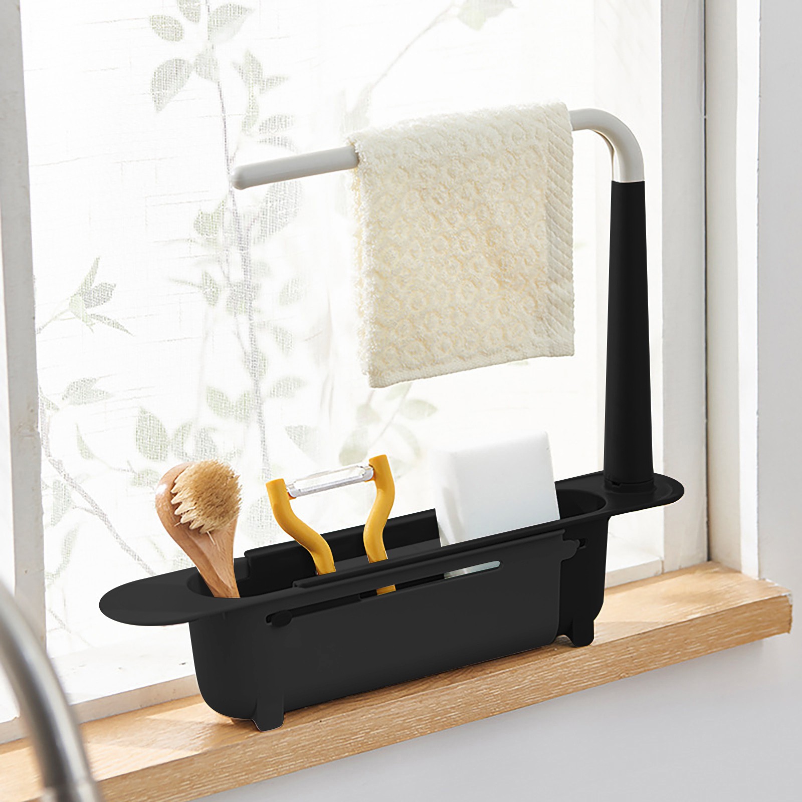 elescopic Sink Shelf Drainer R - Kitchen Gadgets Holder avis et prix