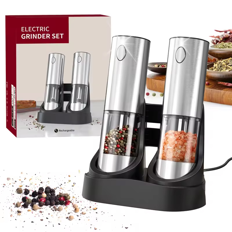 1/2PCS Electric Salt And Peppe - Kitchen Gadgets Electric avis et prix
