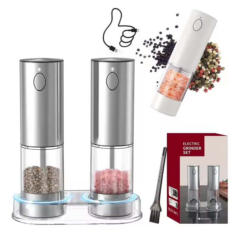 1/2PCS Electric Salt And Peppe - Kitchen Gadgets Electric avis et prix