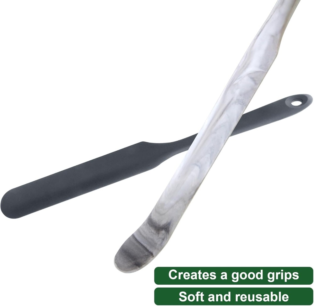 2 Pcs 13 Inch Silicone Jar Spa - Silicone Spatula Set avis et prix