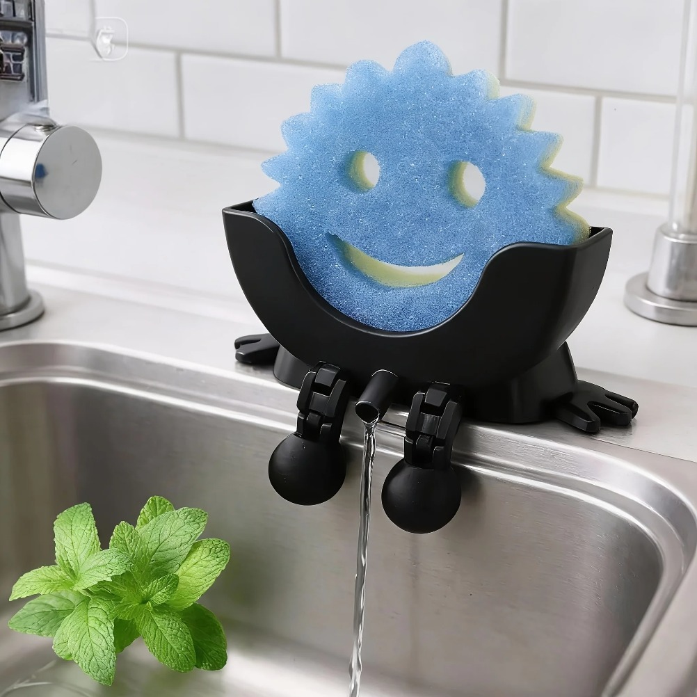 Drainable Soap & Sponge Holder - Kitchen Gadgets Organizer avis et prix