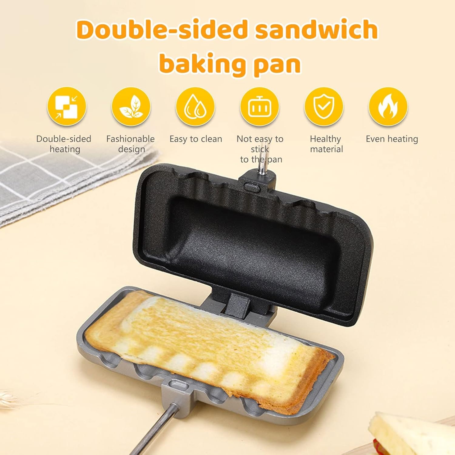 Hot Sandwich Maker, Double-Sid - Breakfast Sandwich Maker avis et prix