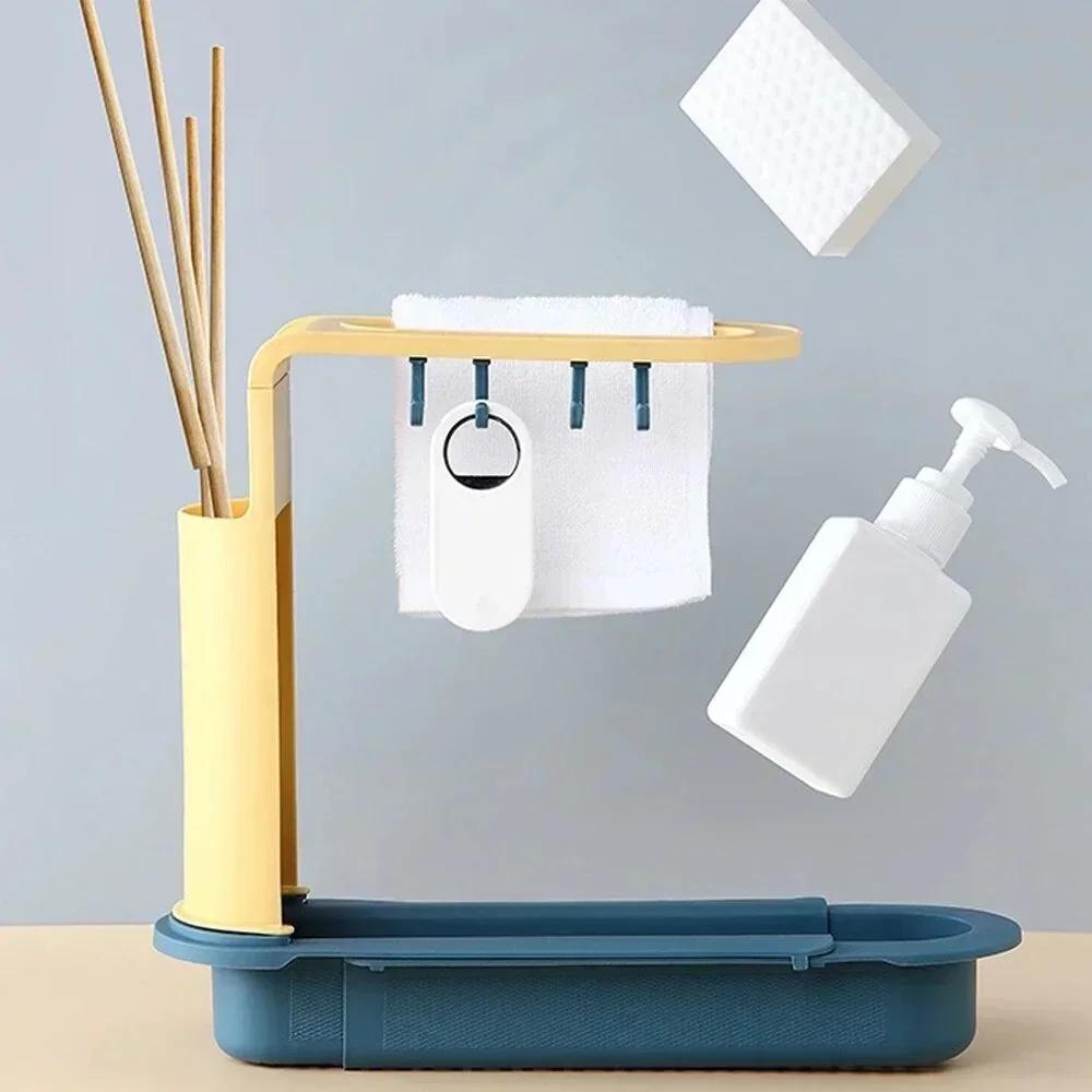 Telescopic Sink Storage Rack M - Kitchen Gadgets Holder avis et prix