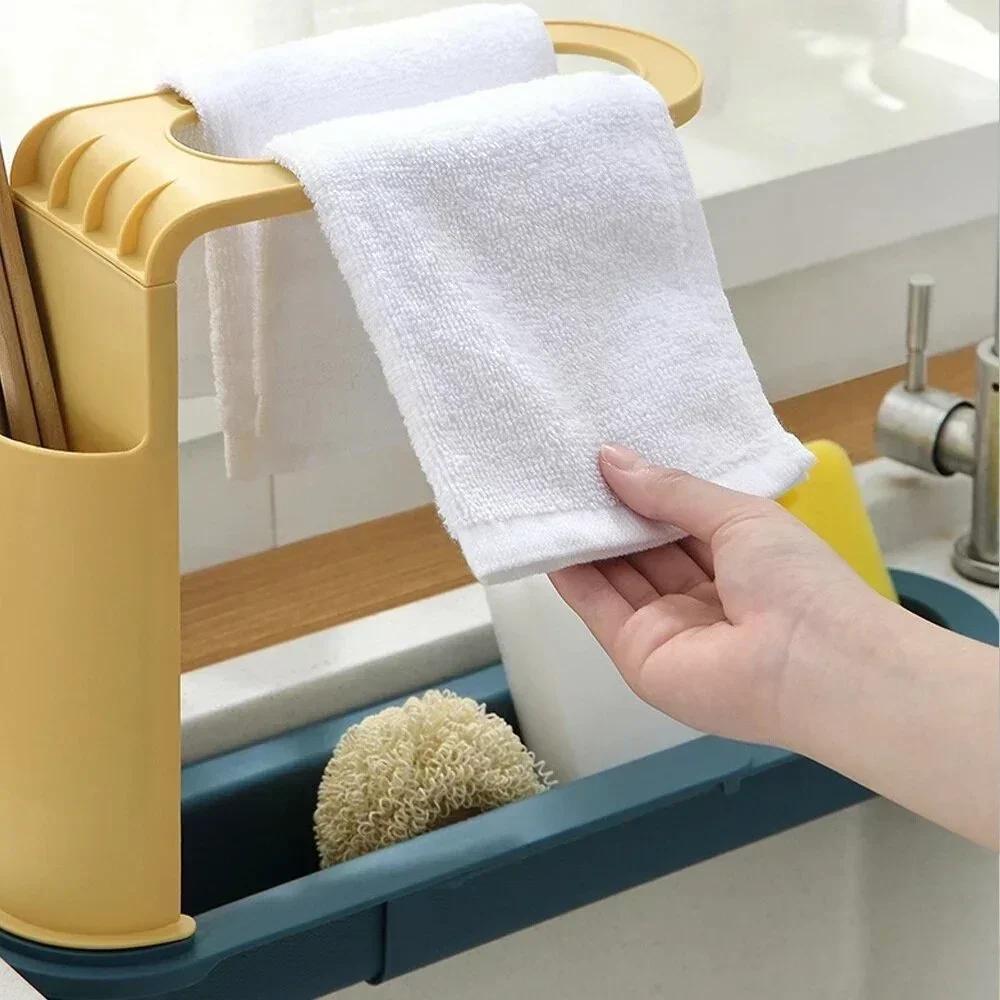 Telescopic Sink Storage Rack M - Kitchen Gadgets Holder avis et prix