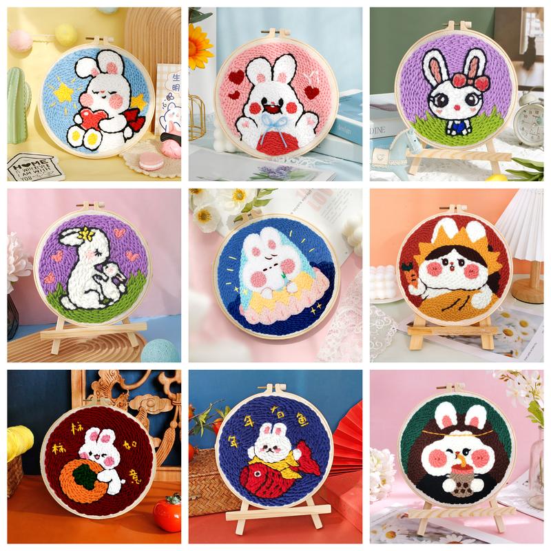20x20cm Punch Needle Embroider - Kitchen Gadgets Crossword avis et prix