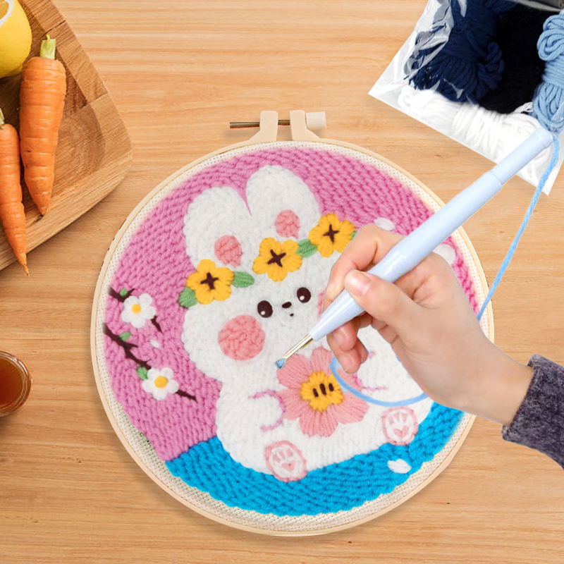 20x20cm Punch Needle Embroider - Kitchen Gadgets Crossword avis et prix