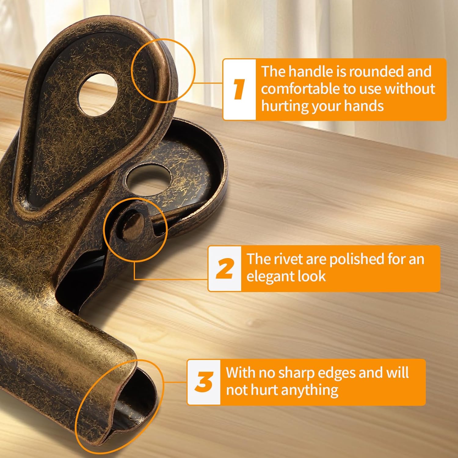 Bulldog Clips, 3 Pcs Binder Cl - Kitchen Gadgets Organizer avis et prix