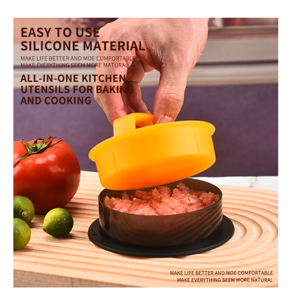 Round Hamburger Burger Press B - Kitchen Helper Gadgets avis et prix
