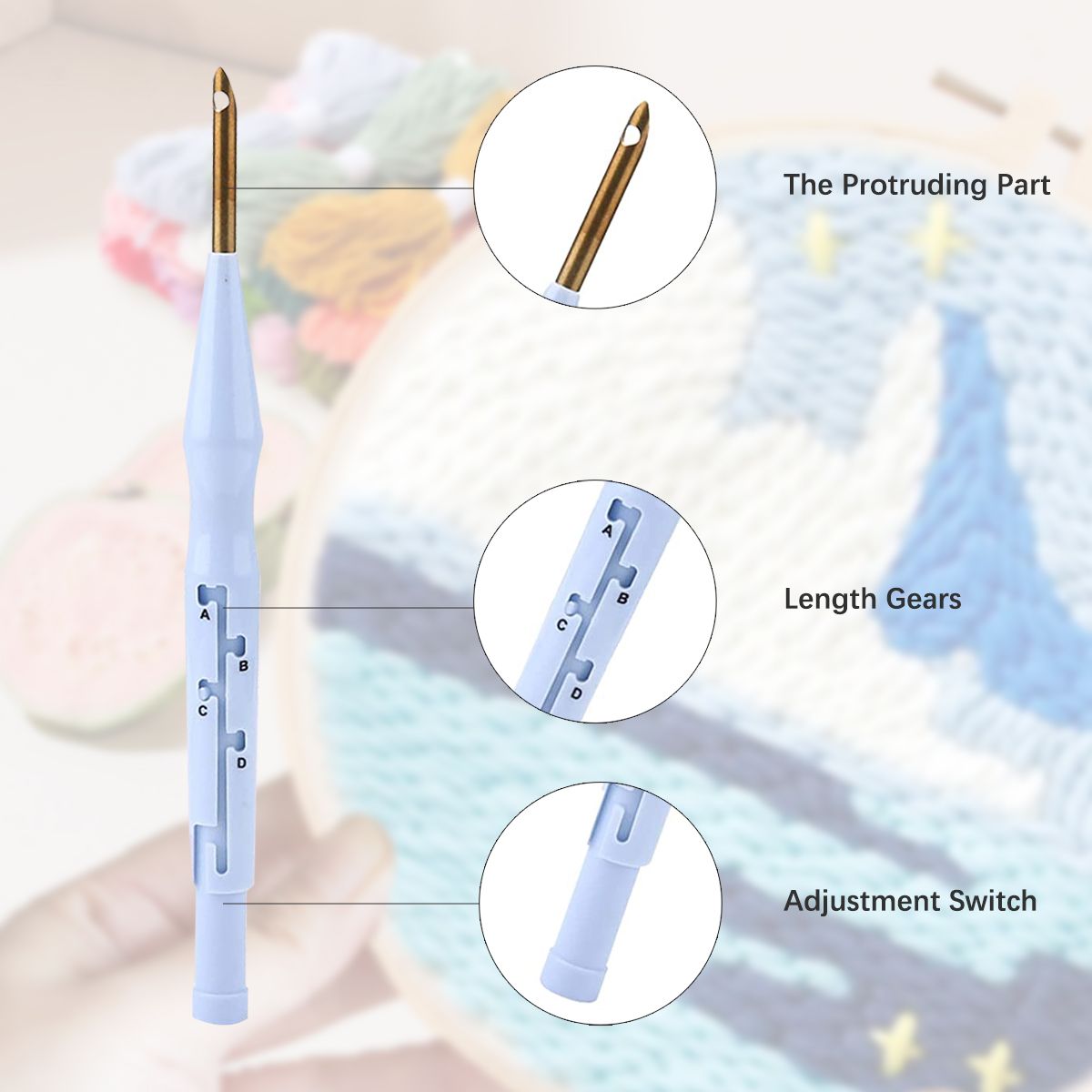 DIY Punch Needle Kits Cute Ani - Kitchen Gadgets Crossword avis et prix
