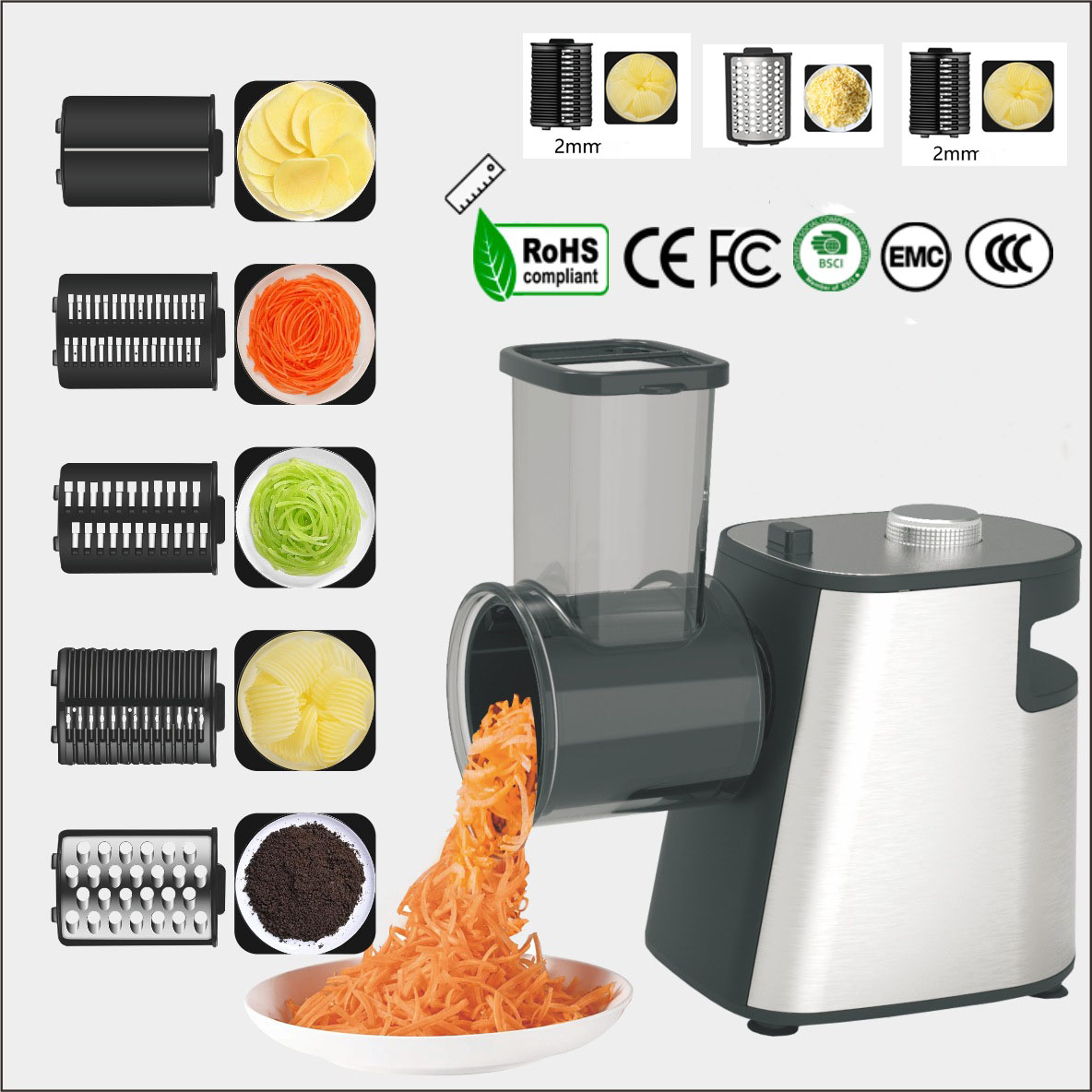 Food Slicer Cheese Grater Kitc - Kitchen Gadgets Electric avis et prix