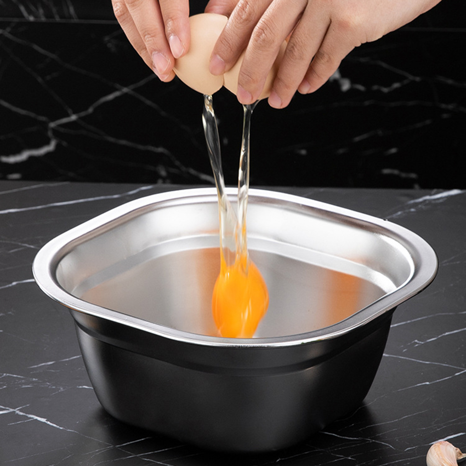 Stainless Steel Square Basin V - Kitchen Gadgets Organizer avis et prix