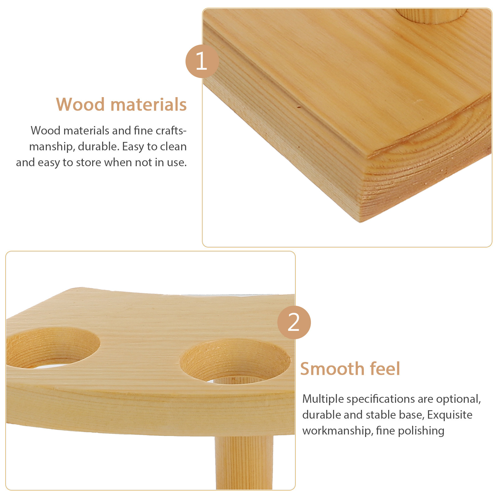Premium Solid Wood Cone Stand  - Kitchen Gadgets Essential avis et prix