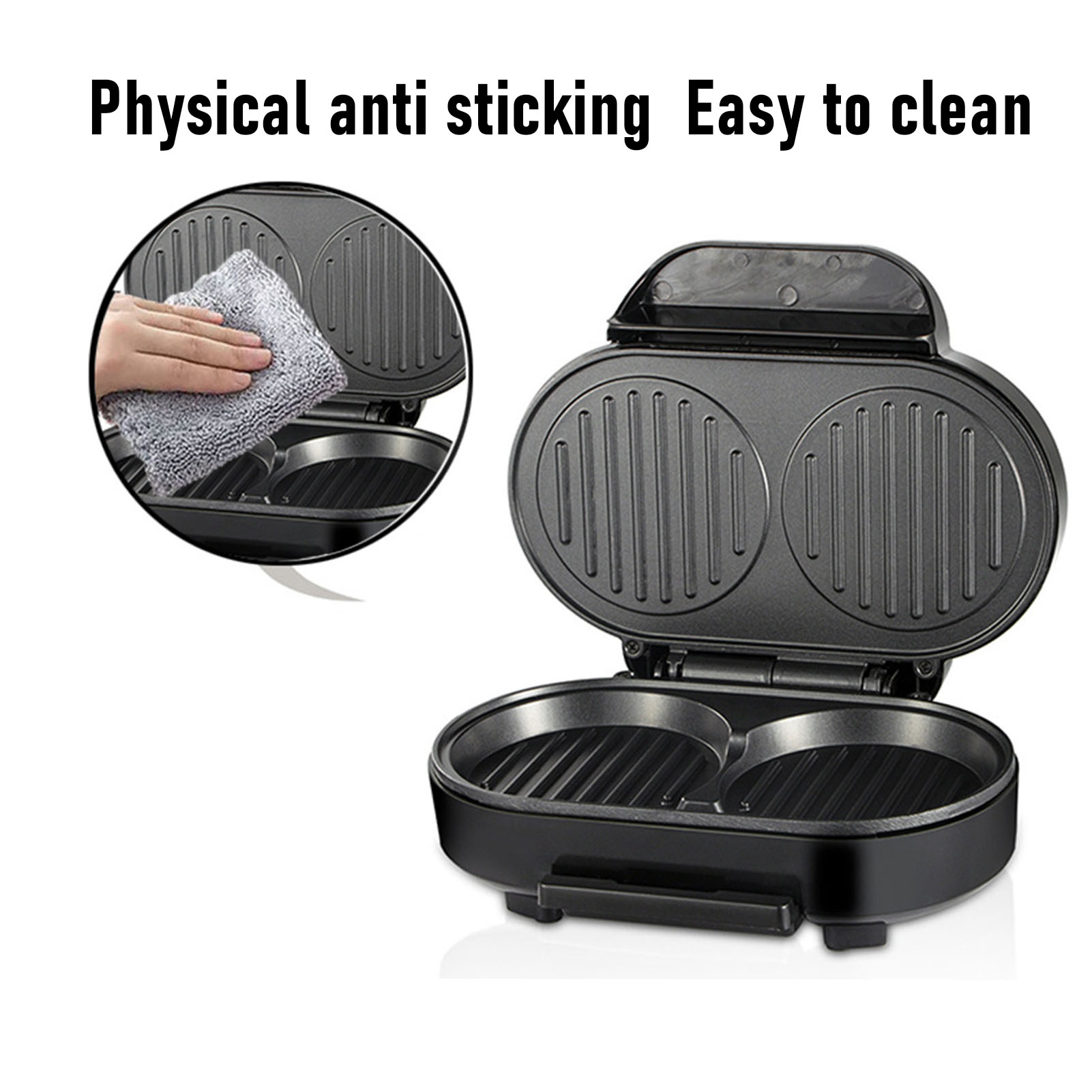 Anti-Stick Electric Hamburger  - Breakfast Sandwich Maker avis et prix