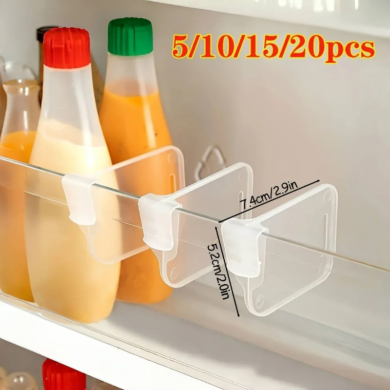 5 10 15 20PCS Sturdy Clear Ref - Kitchen Gadgets Organizer avis et prix