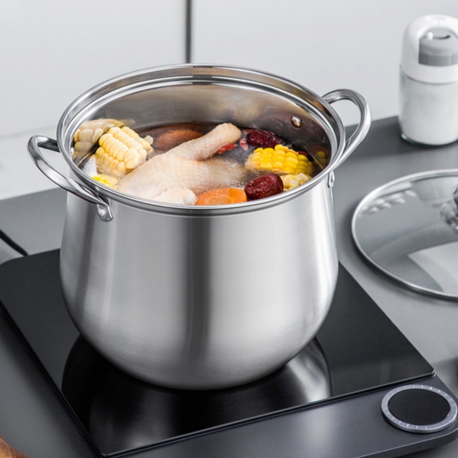 1pc Large Stainless Steel Stoc - Kitchen Gadgets Essential avis et prix
