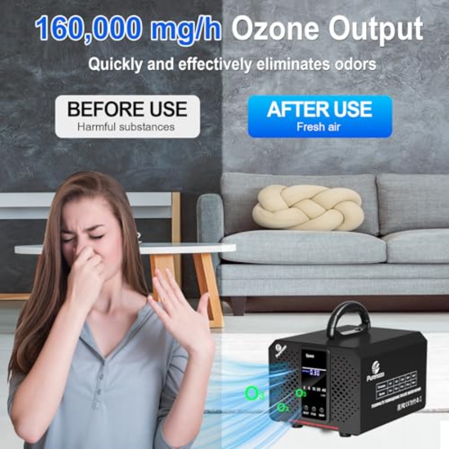 Smart Ozone Generator 160000 m - Kitchen Timer Digital avis et prix