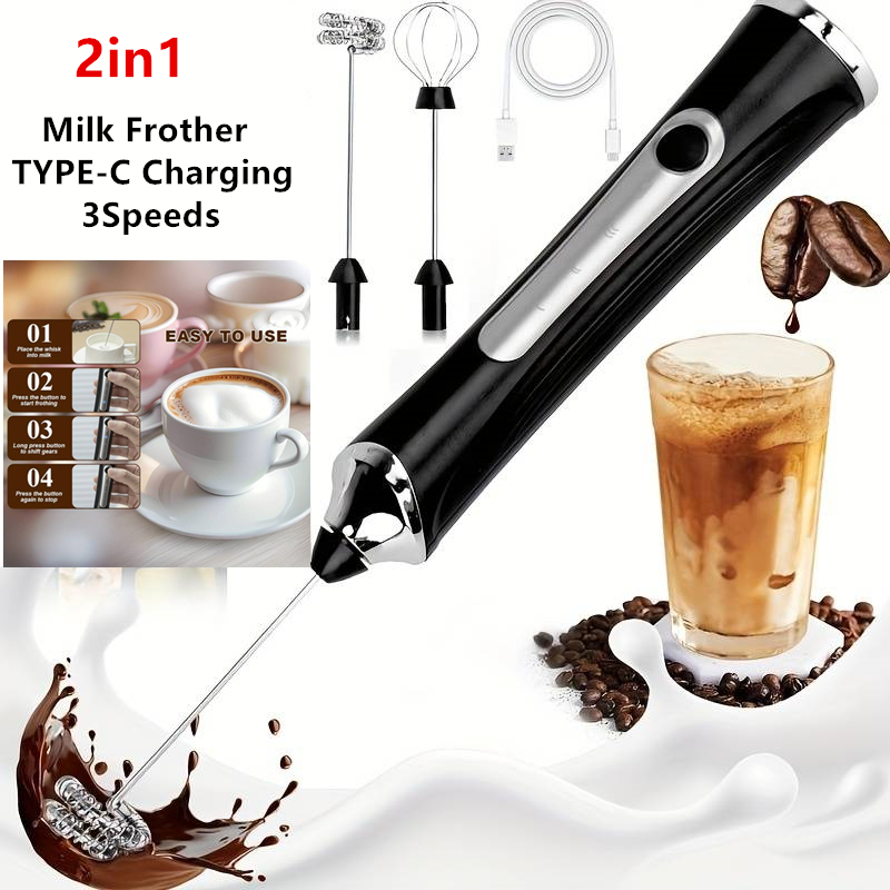 Wireless Electric Milk Frother - Kitchen Gadgets Website avis et prix
