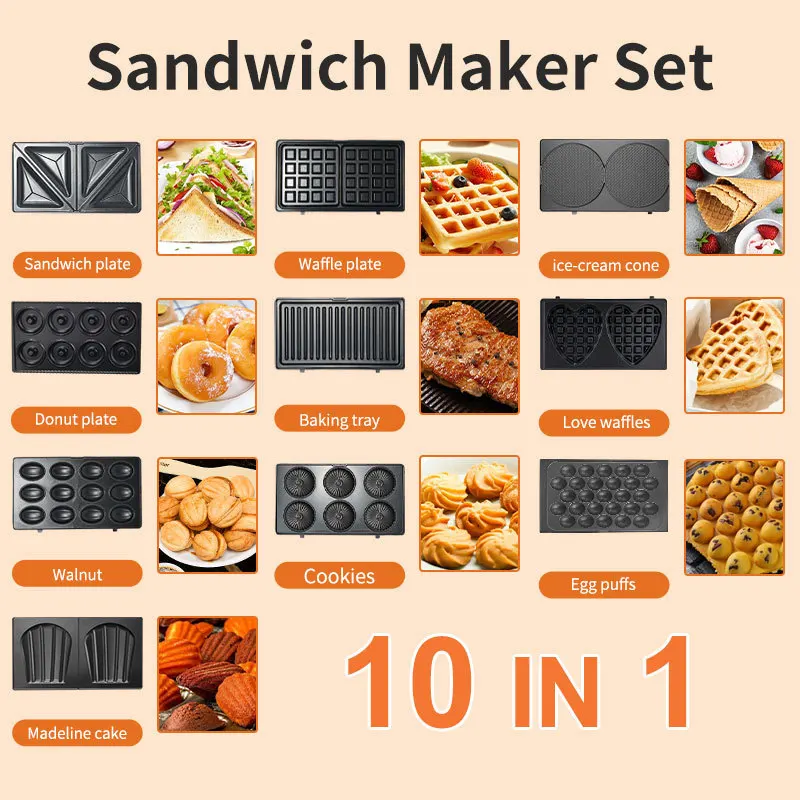 220/110V Household Appliances  - Breakfast Sandwich Maker avis et prix