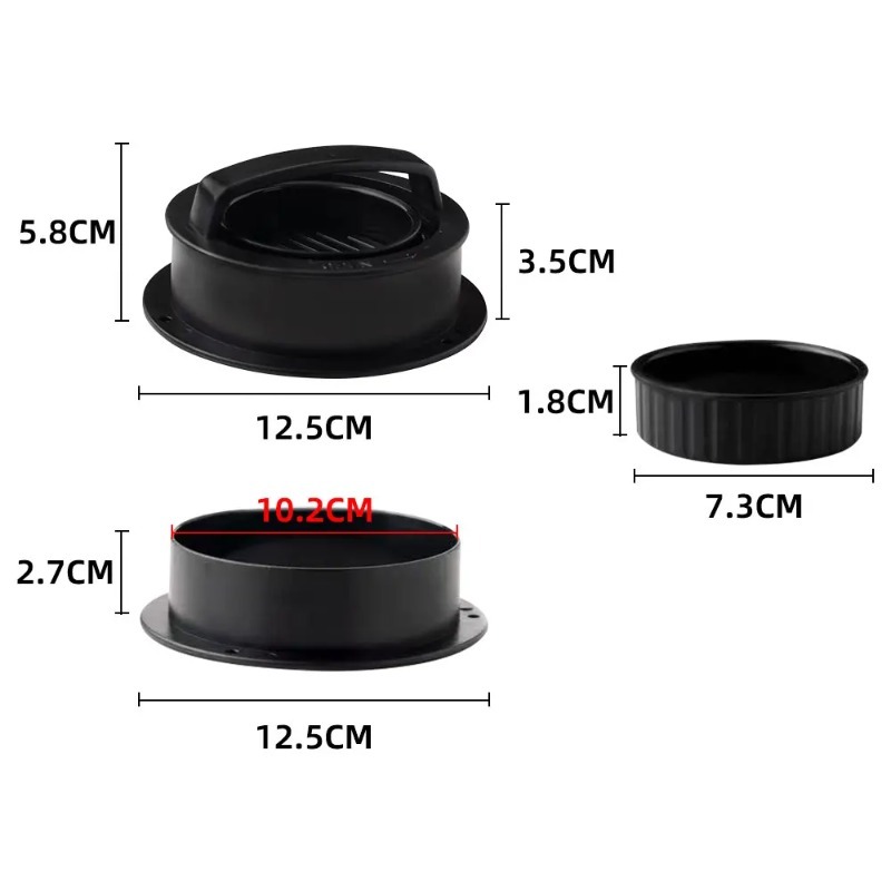 Round Hamburger Burger Press B - Kitchen Helper Gadgets avis et prix