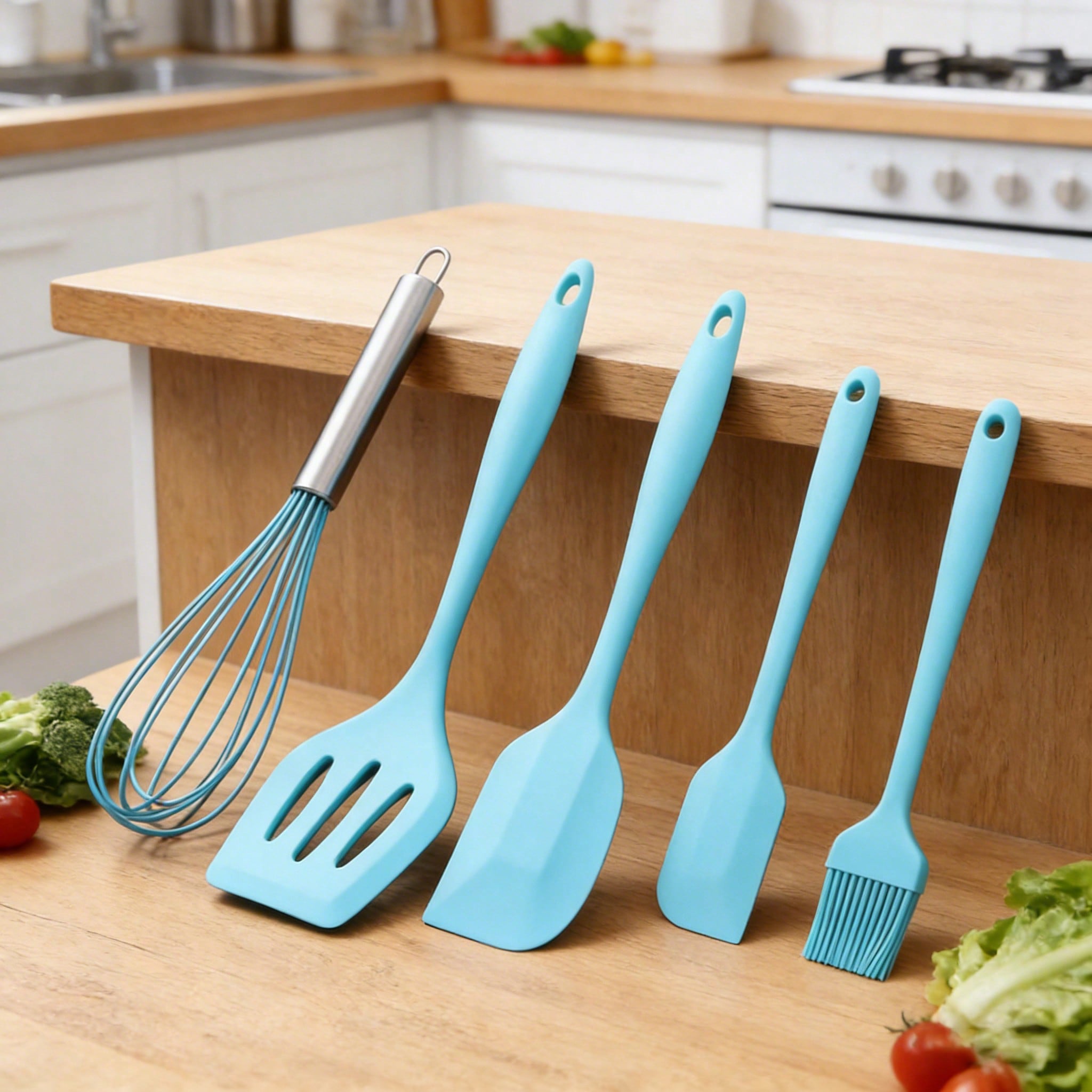 Silicone Cooking Utensils Set, - Silicone Spatula Set avis et prix