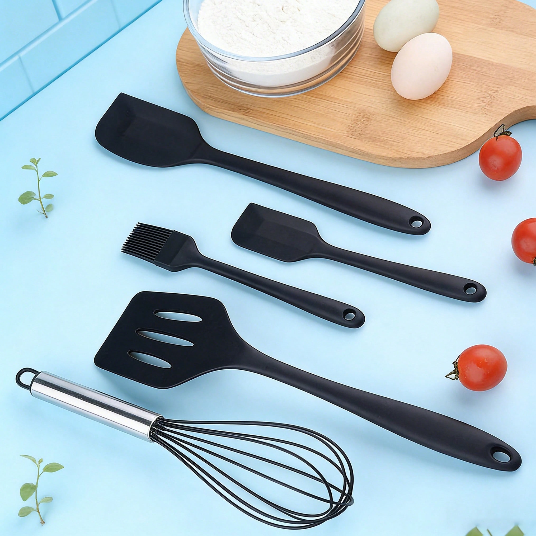 Silicone Cooking Utensils Set, - Silicone Spatula Set avis et prix