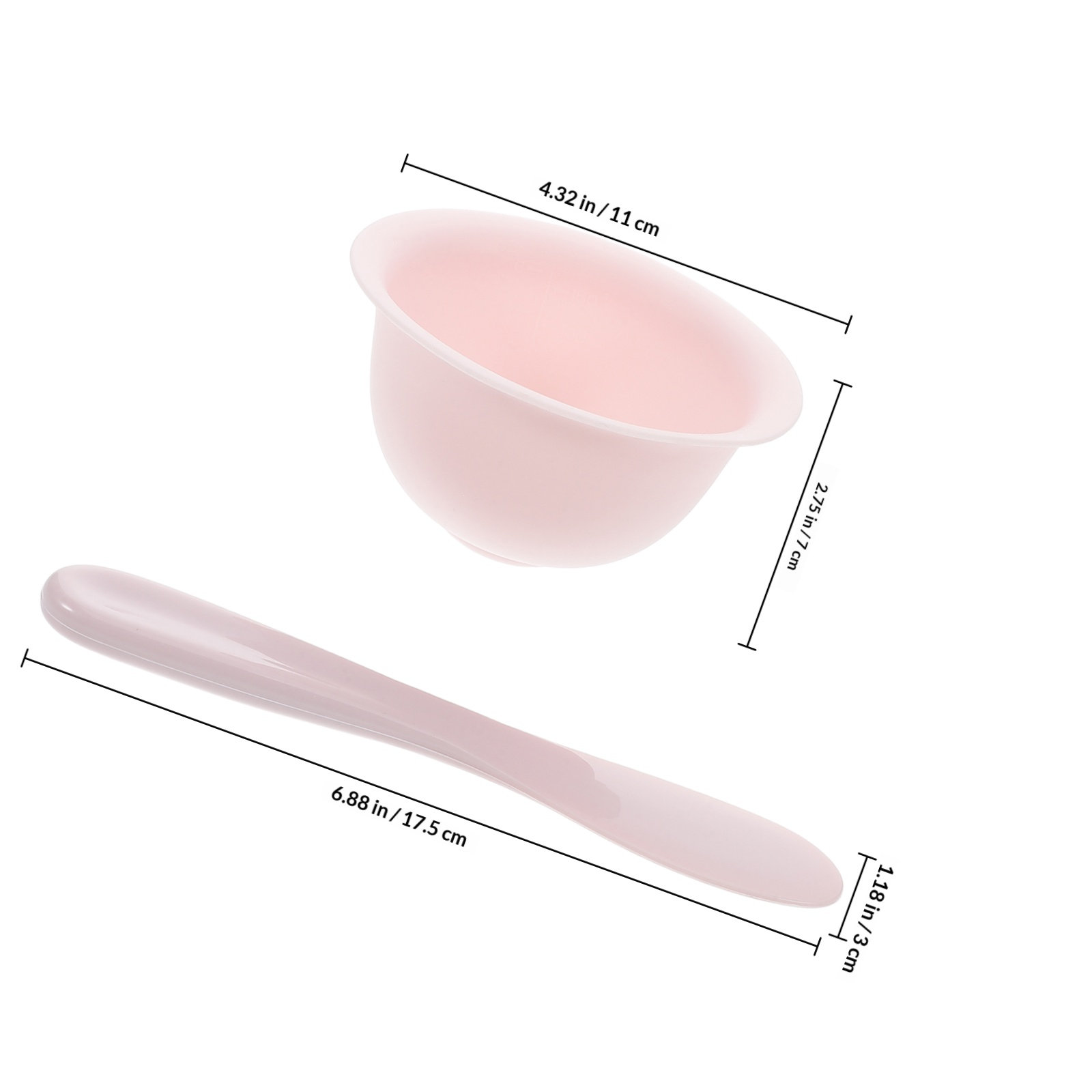 1Set Silicone Facial Mask Bowl - Silicone Spatula Set avis et prix