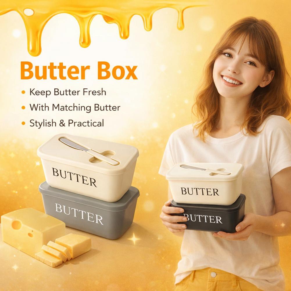 PP Butter Dish with Lid & Spre - Kitchen Gadgets Organizer avis et prix