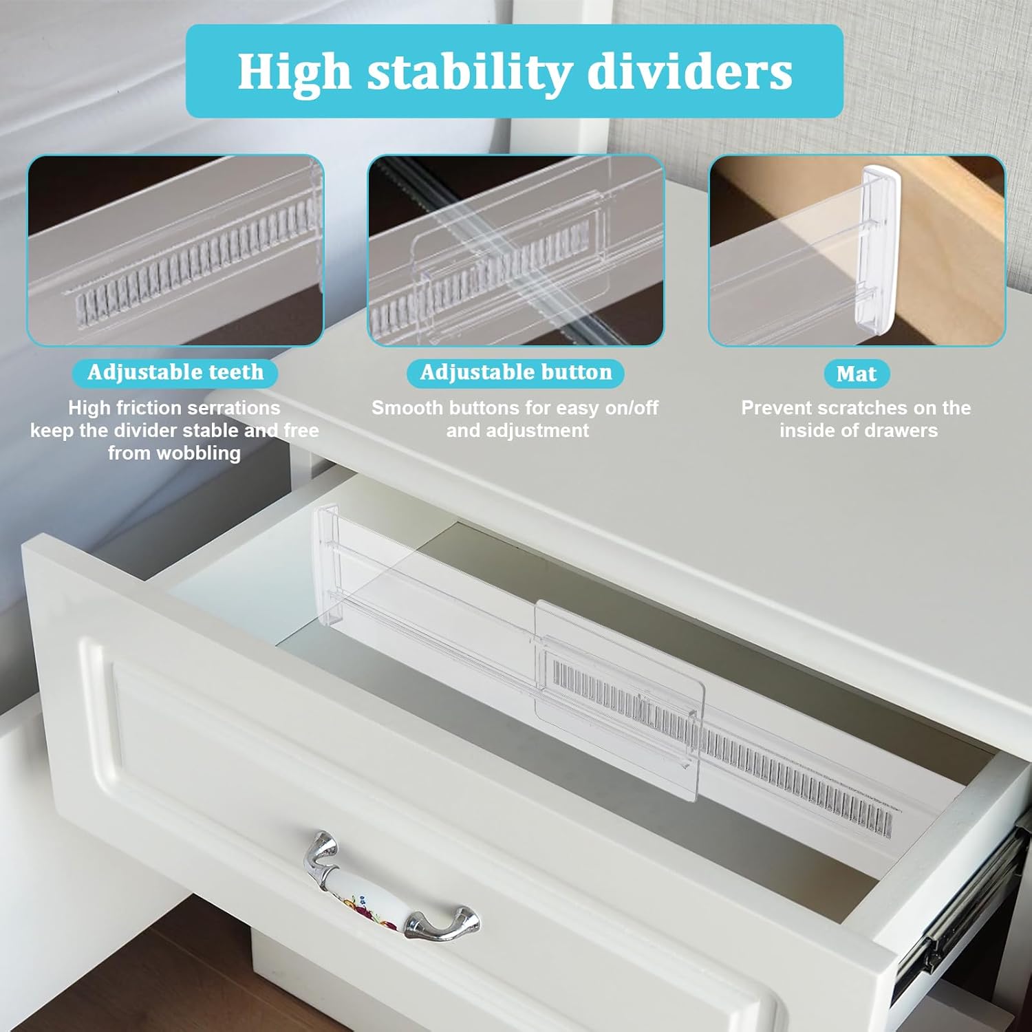 4/6/8/12 Pack Expandable Drawe - Kitchen Gadgets Organizer avis et prix