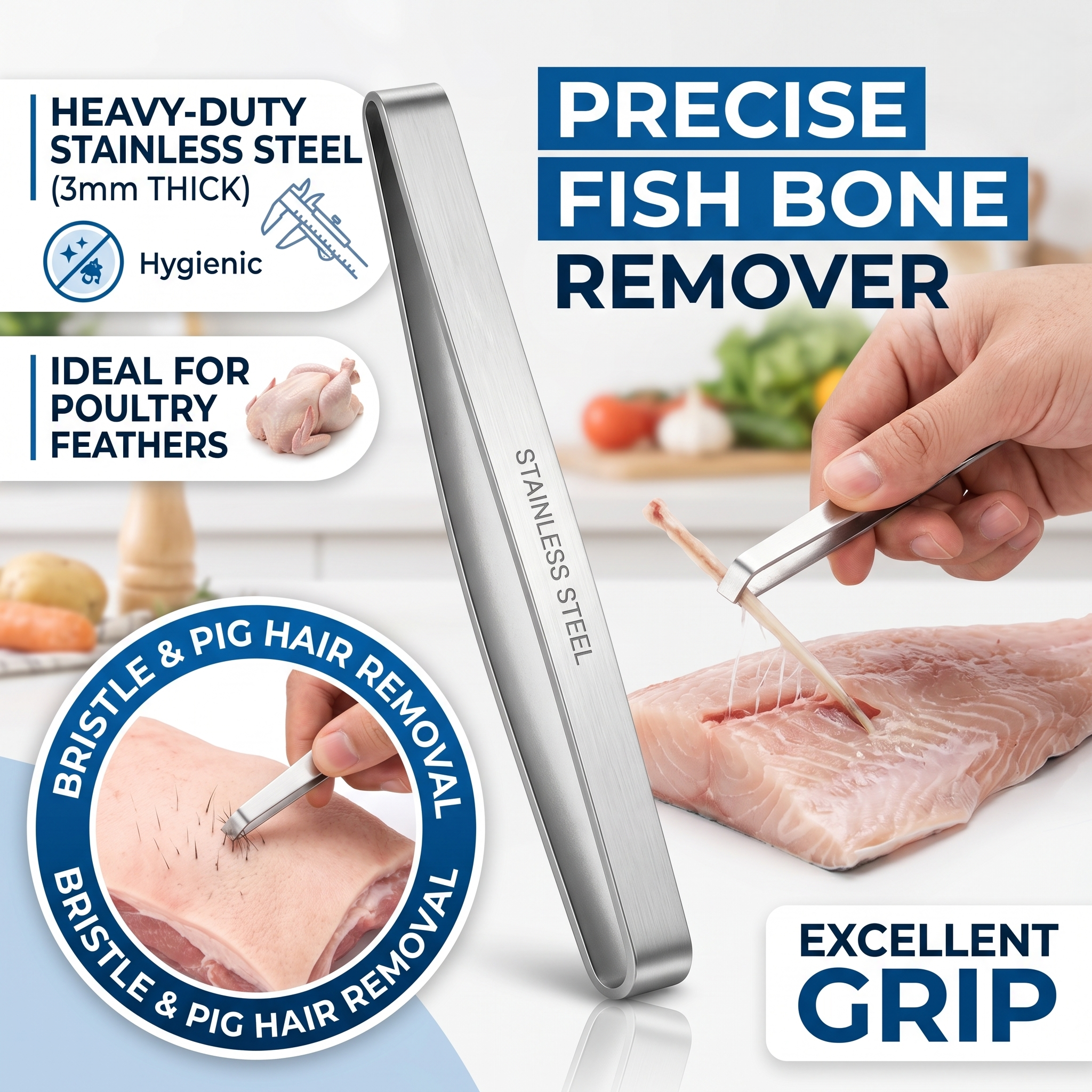 Stainless Steel Flat and Slant - Kitchen Helper Gadgets avis et prix