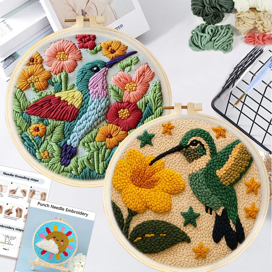 Diy Punch Needle Embroidery Ki - Kitchen Gadgets Crossword avis et prix